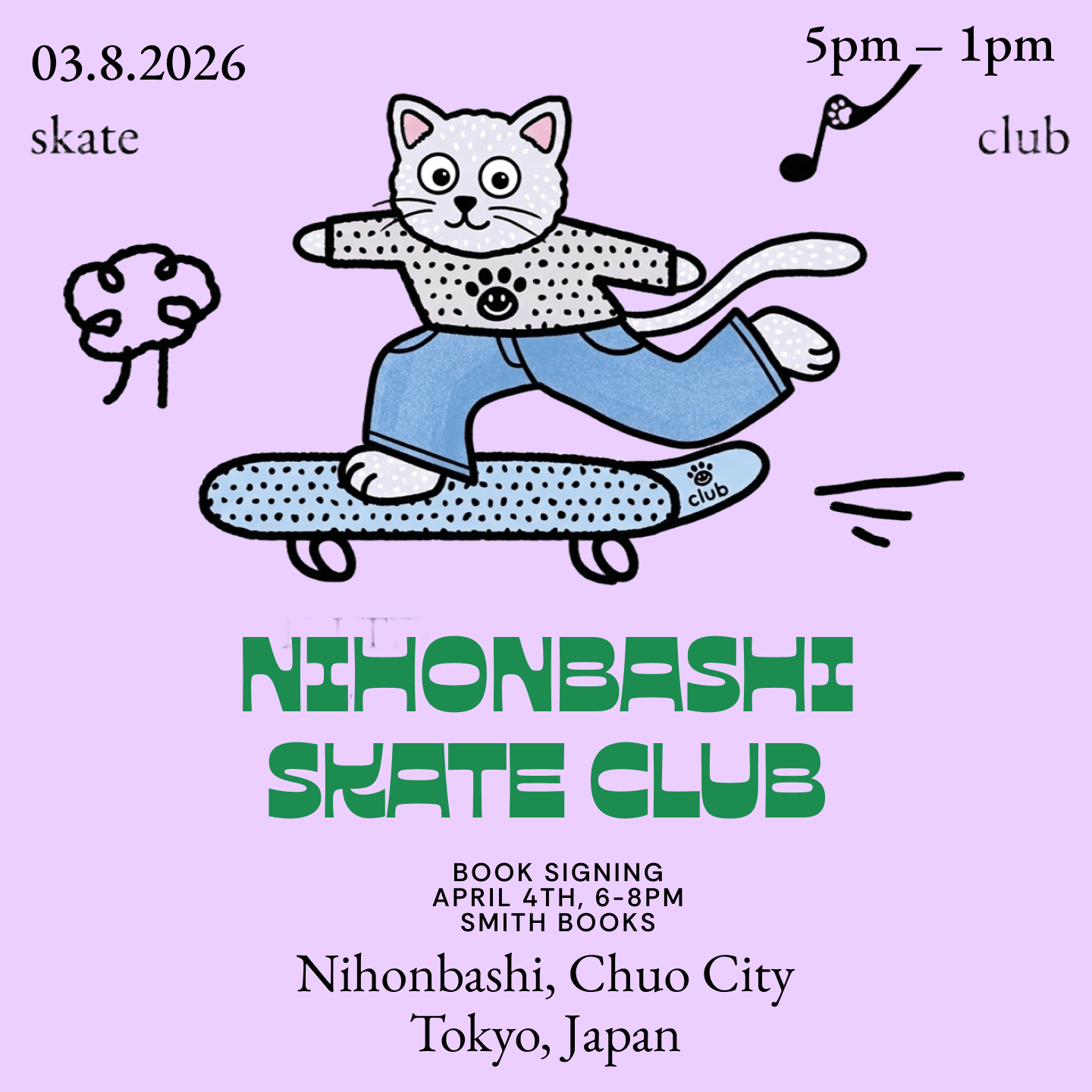 Skate Club Flyer